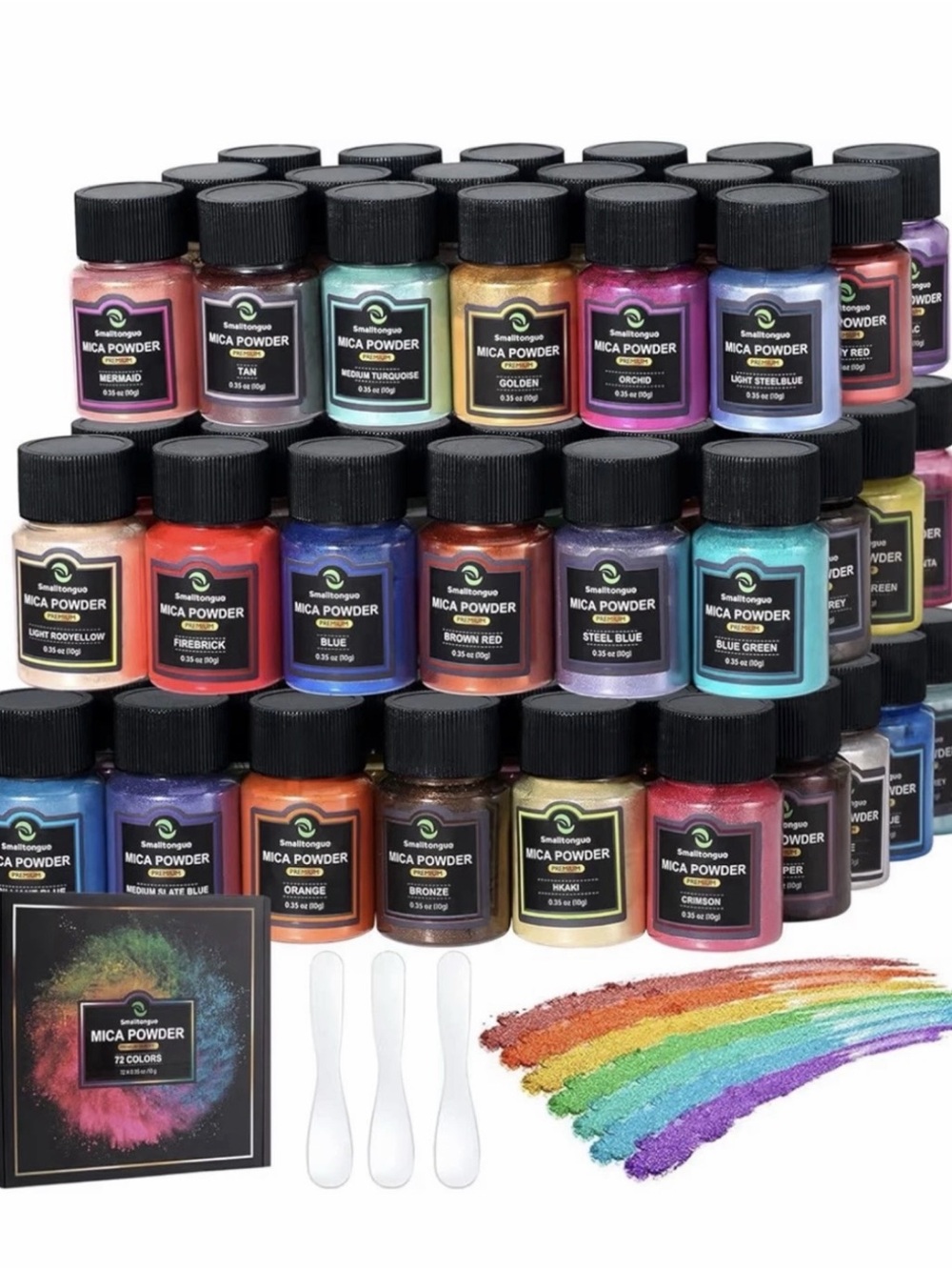 Language Multicolor Mica Powder Set - Shimmer Collection
